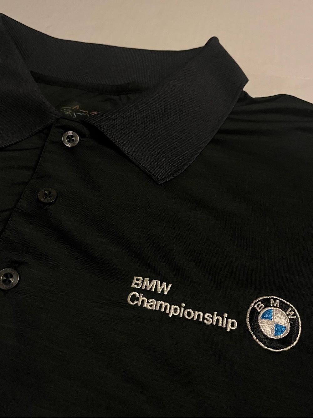BMW Championship PGA Tour Golf Tournament Polo Shirt 3XL Black Norman Car LIV